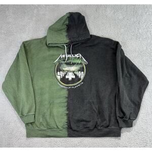 Metallica Master Of Puppets Split-Dye Hoodie / Men’s Size XLarge